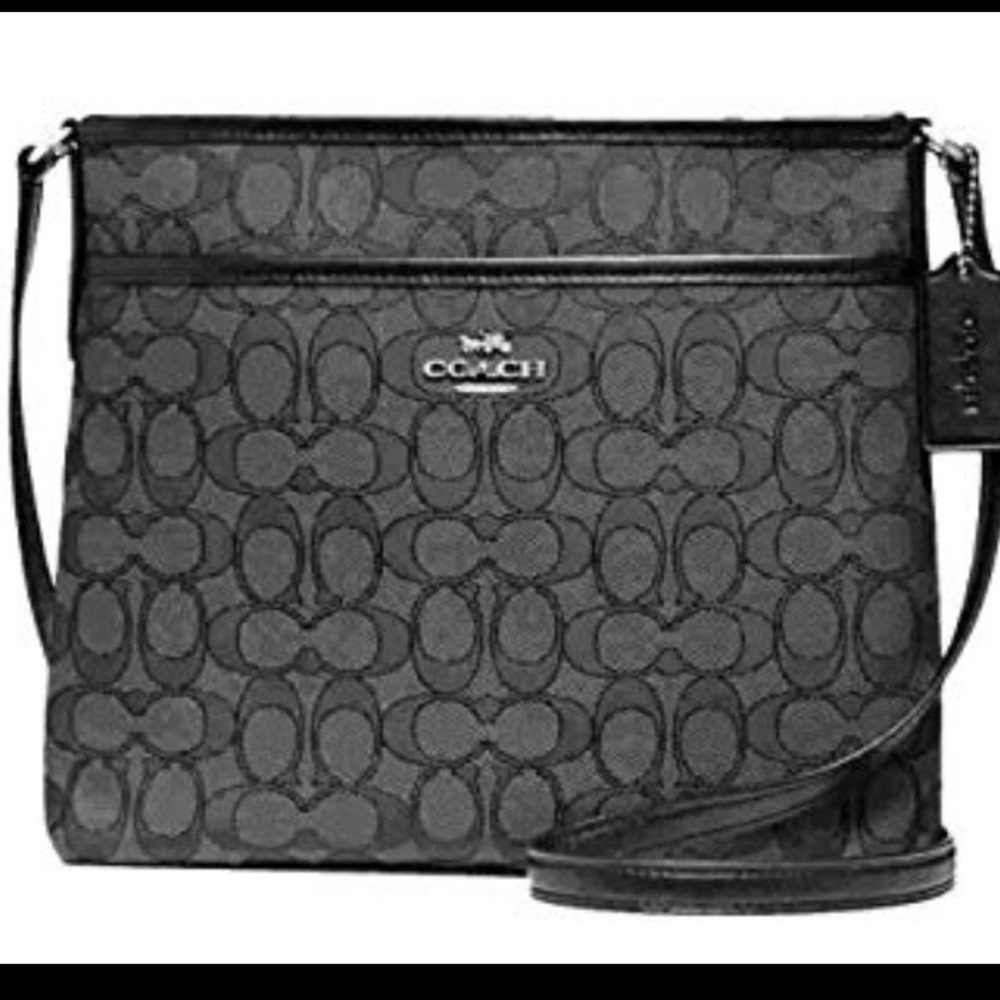 Coach Signature File Crossbody